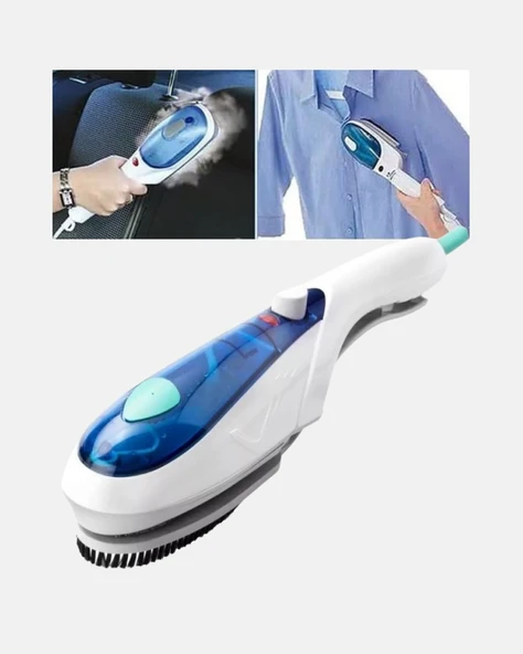 Mini Buharlı Seyahat Ütüsü – Hızlı Isınan, Koku Giderici, Her Kumaşa Uygun Taşınabilir Ütü - Resim 4