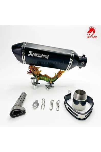 setmoto Performans Egzos - Tok Ses Akrep - Susturucu - Siyah - Resim 2