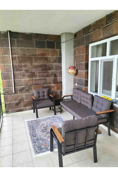 UFUK HOME Kavacık 3+1+1+masa Bahçe Mobilyası, Balkon Çay Seti, Bahçe Koltuk Takımı - Resim 8