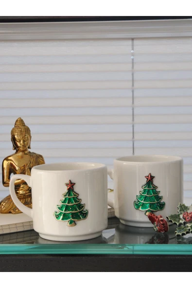 Happy New Year  2 li Kupa Fincan 250 ml ürün görseli 1