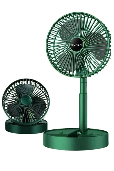 Katlanabilir Usb Şarjlı Masaüstü Soğutucu Mini Fan Telefon Tutucu - Resim 4