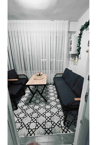 UFUK HOME Kavacık 2 1 1 Masa Bahçe Mobilyası, Balkon Çay Seti, Bahçe Koltuk Takımı, Balkon Takımı - Resim 6