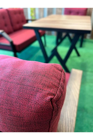 UFUK HOME Kavacık 2+2+1+1+masa Bahçe Mobilyası, Balkon Çay Seti, Bahçe Koltuk Takımı - Resim 3