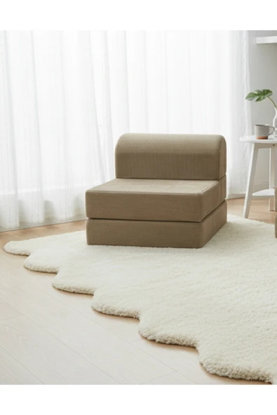 UFUK HOME Relaxo Berjer Koltuk Açılabilir Yataklı Koltuk - Tv Koltuk & Aktivite Koltuk Bej ürün görseli