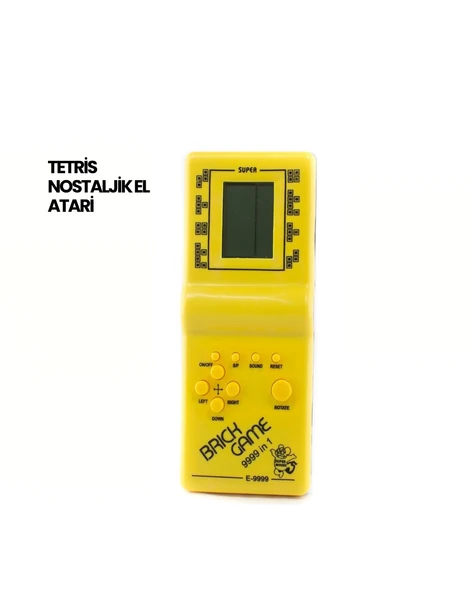 Klasik Gameboy Tetris Oyunu – Taşınabilir Pil ile Çalışan Retro El Konsolu ürün görseli