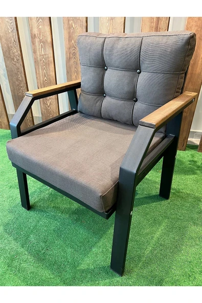 UFUK HOME Kavacık 3+1+1+masa Bahçe Mobilyası, Balkon Çay Seti, Bahçe Koltuk Takımı - Resim 4