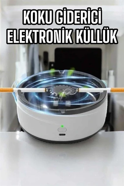 Küllük Duman Giderici Temizlenebilir Elektronik Pilli - Resim 2