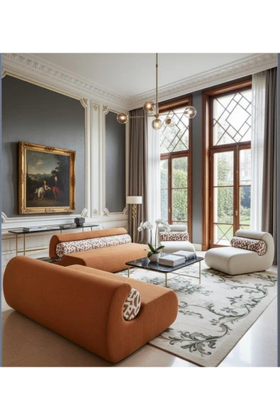 UFUK HOME Royal 3+3+1+1 Koltuk Takımı – Modern Tasarım, Konforlu ve Şık Oturma Grubu ürün görseli