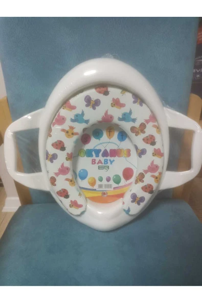 Çok Renkli Çocuk Tutmalı Klozet Oturağı ürün görseli