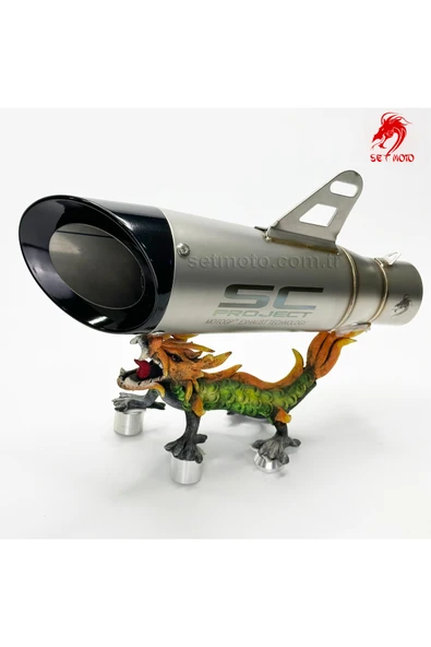 setmoto Efsane Project Sc - Elyaflı - Susturucu - 30cm - Resim 6