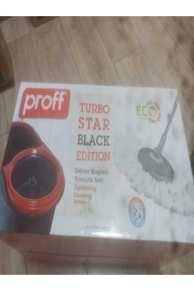 TEMİZLİK SETİ MOB TURBO DÖNER BAŞLIKLI TEMİZLİK KOVASI SETİ - Resim 3