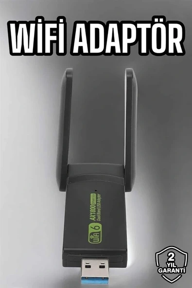 Wifi Adaptör Çift Bantlı Kablosuz Wifi Adaptörü - Resim 2