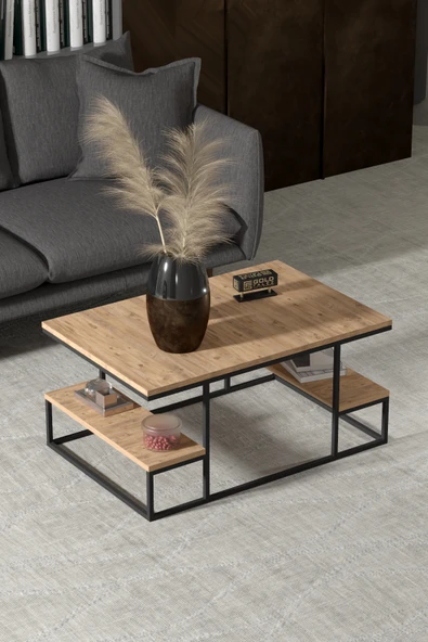 Orta Sehpa Tekli Damla Traverten ürün görseli