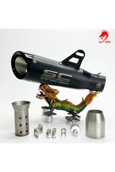setmoto Sc Racıng - Performans Egzos Eksos Egzost - Susturuculu - Resim 2
