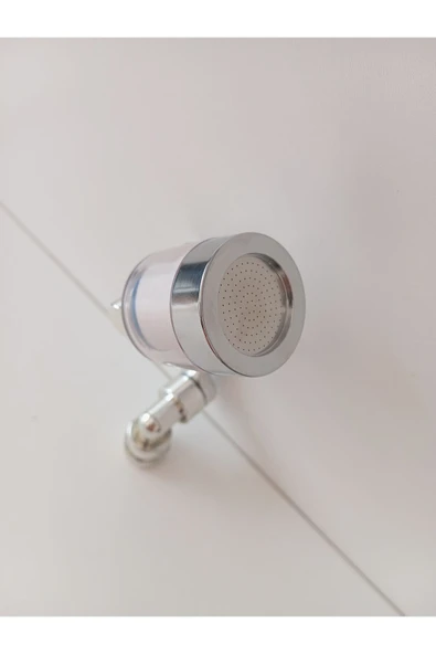 Beyaz Perlatör Kollu Hareketli Su Tasarruf Aparatı - Resim 3