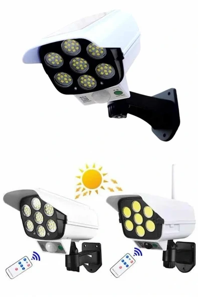 KAMERA GÖRÜNÜMLÜ SOLAR LAMBA - Resim 4