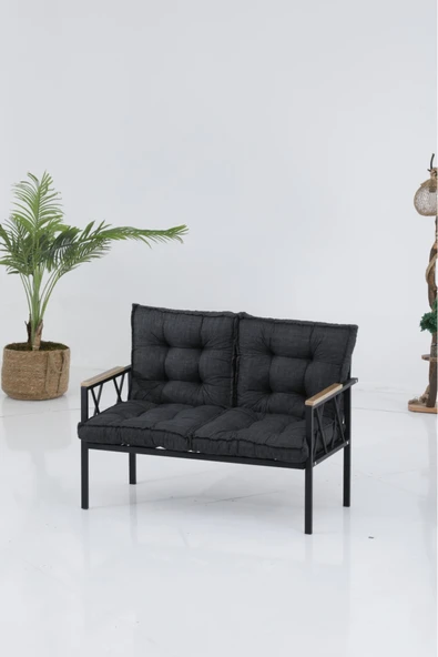 UFUK HOME Miray 2+1+1 Koltuk Takımı,Balkon Takımı,Balkon Mobilyaları,Çay Seti, Metal Kanepe,Salon Oturma Grubu - Resim 3