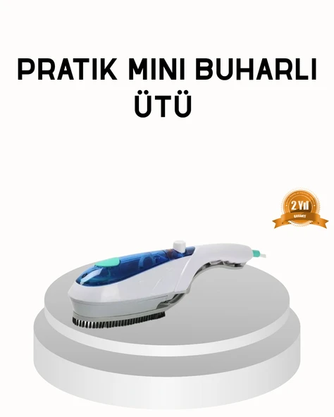 Mini Buharlı Seyahat Ütüsü – Hızlı Isınan, Koku Giderici, Her Kumaşa Uygun Taşınabilir Ütü ürün görseli