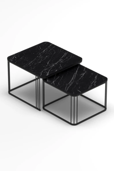 Orta Sehpa Ve Zigon Sehpa Damla Bendir - Resim 6