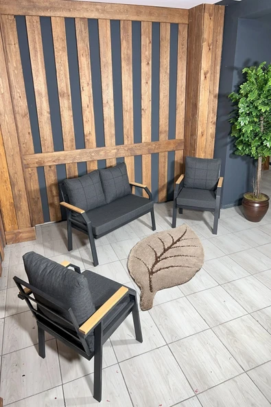 UFUK HOME Kavacık 2 1 1 Masa Bahçe Mobilyası, Balkon Çay Seti, Bahçe Koltuk Takımı, Balkon Takımı - Resim 2