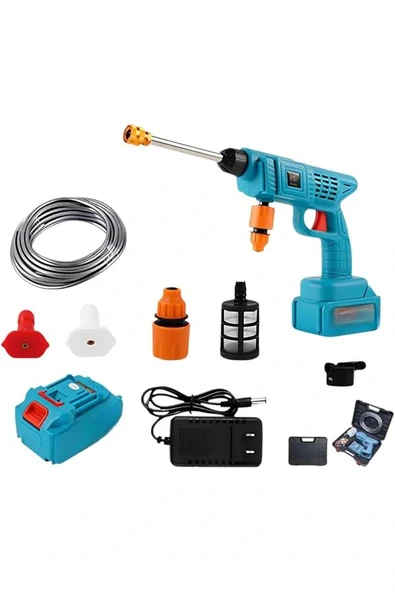 ŞARJLI ARAÇ YIKAMA MAVİ - Resim 5