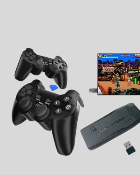 Kablosuz Taşınabilir Oyun Konsolu 2.4G TV Bağlantılı Kompakt Tasarım - Resim 4