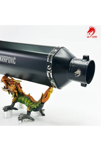 setmoto Performans Egzos - Tok Ses Akrep - Susturucu - Siyah - Resim 4