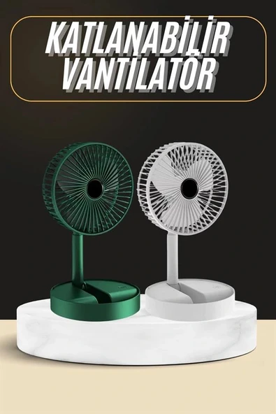 Katlanabilir Usb Şarjlı Masaüstü Soğutucu Mini Fan Telefon Tutucu - Resim 2