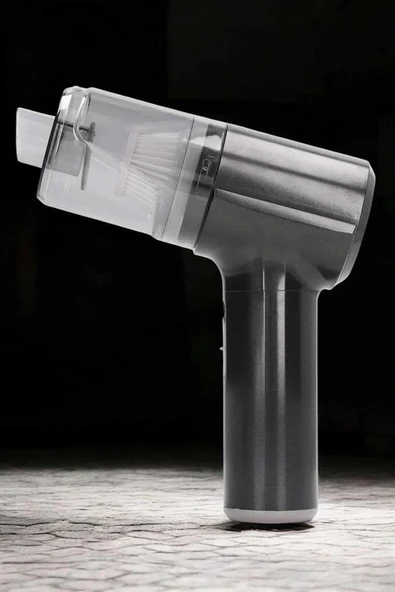 Üflemeli Güçlü Vakumlu Ev Ofis Araç Süpürgesi El Süpürgesi Şarjlı - Resim 5