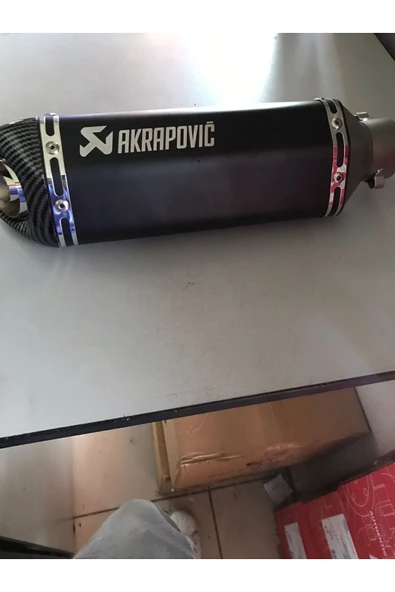 ercn Akrapoviç Motosiklet Egzoz Siyah Karbon Renk ürün görseli