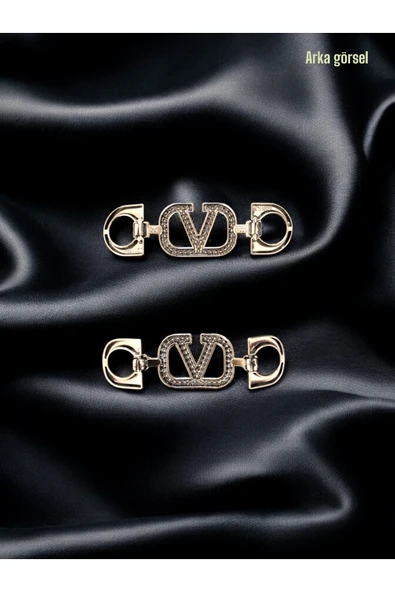 Vendetta Taşlı Metal Toka Ayakkabı Çanta Kemer Bilezik Hobi Ürünleri Için Aksesuar - Resim 3