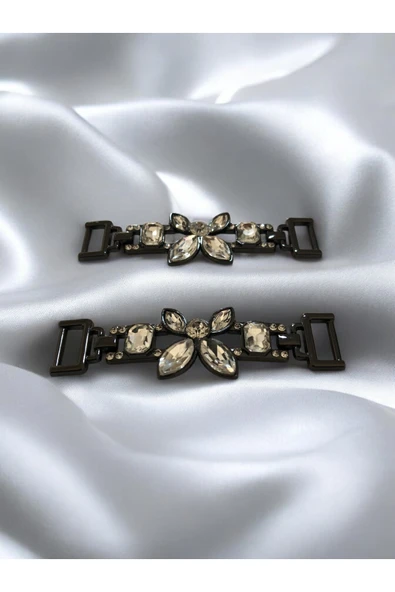 Elmas Parıltılı Toka Ayakkabı Kemer ve Dekoratif Ürünler İçin Zarif Bir Aksesuar - Resim 2