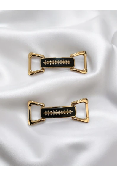 Zigzag Taşlı Metal Toka Ayakkabı Çanta Kemer Bilezik Hobi Ürünleri Için Aksesuar - Resim 2