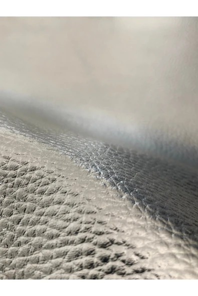 Kendinden Yapışkanlı Gümüş Suni Deri 21x30 cm  Çanta Ayakkabı Sandalye  Koltuk Tamiri Kumaşı - Resim 6