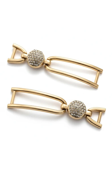 Metal Taşlı Toka  Parlak Şık Aksesuar 6.51.5 cm (Ayakkabı Çanta Sandalet ve Dekoratif Kullanım) - Resim 3