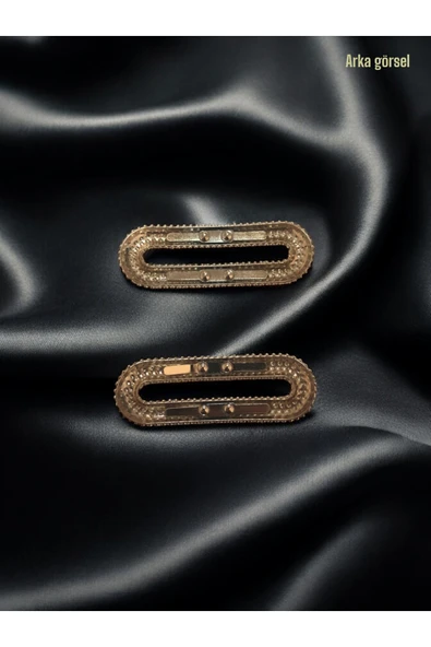 Diken Rose Taşlı Metal Toka Ayakkabı Çanta Cüzdan Kemer Hobi Ürünleri İçin Aksesuar - Resim 2