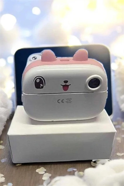 Çocuklar İçin Özel Fotoğraf Makinesi Printer Kamera Taşınabilir HD - Resim 5