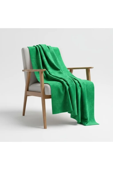 İpek Süet Yeşil  Yumuşak Dokulu Premium Suni Süet Kaplama ve Aksesuar Kumaşı 100 x 140 cm ürün görseli