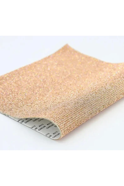 Kendinden Yapışkanlı Kristal Taşlı Tabaka Rose Gold (2mm) ürün görseli