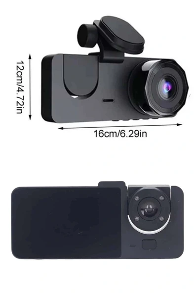 DVR Araç İçi Kamera Hareket Algılayabilen 1080P CarPlay Video Kaydedici - Resim 3