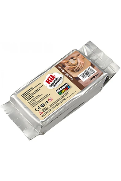 500 gr. Kil Hamuru Kahverengi Seramik Hamuru Kahve ürün görseli