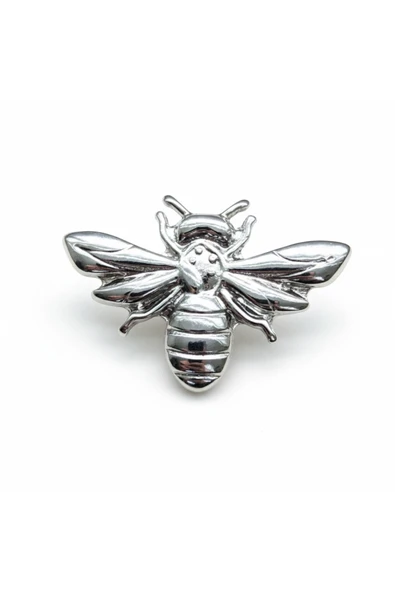 Metal Arı Ayakkabı Bağcık Charmı - 2.5 cm ( 1 ADET ) - Resim 2