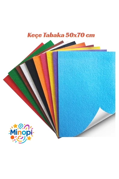 Yapışkanlı Keçe Tabaka 10'lu Paket 50x70 cm - 1.5 mm Kalınlık ürün görseli
