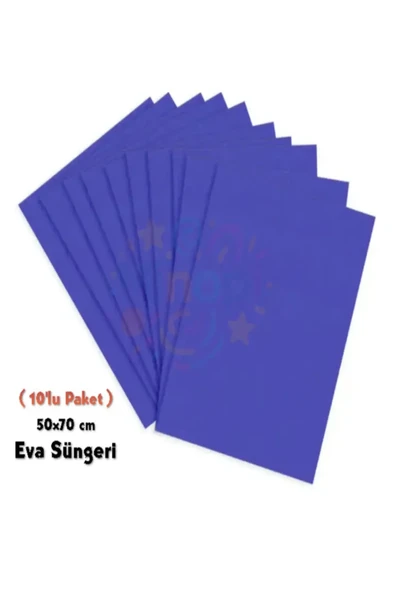 Mavi Renkli Eva Süngeri 50x70 cm 10'lu Paket 1.5 mm ürün görseli