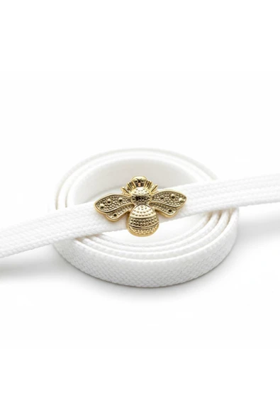 Metal Arı Ayakkabı Bağcık Charmı  2.5 cm ( 1 ADET ) - Resim 5