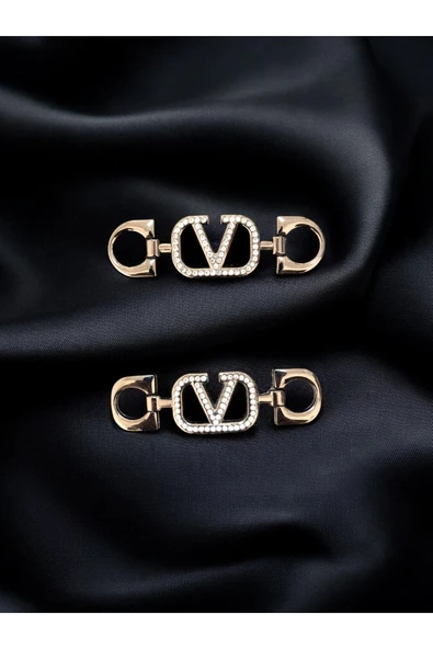 Vendetta Taşlı Metal Toka Ayakkabı Çanta Kemer Bilezik Hobi Ürünleri Için Aksesuar - Resim 2