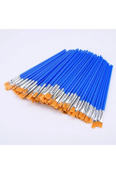 5 Adet Fırça , Sulu Boya, Akrilik Boya, Guaj Boya, Yağlı Boya, Resim Fırçası - Resim 3