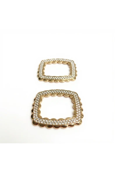 Metal Dekoratif Aksesuar  Parlak Kristal Detaylı Ayakkabı Çanta Kemer Tokası 5x4.5 cm ( 1 ÇİFT ) - Resim 6