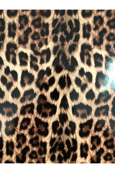 Kendinden Yapışkanlı Leopar Rugan ( 21 Cm X 30cm ) - Resim 2