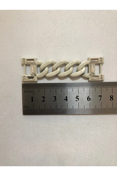 Çok Amaçlı Zincir Aksesuar Ayakkabı Kemer ve Hobi Tasarımlarınıza Modern Dokunuş 7 cmx 2 cm - Resim 6